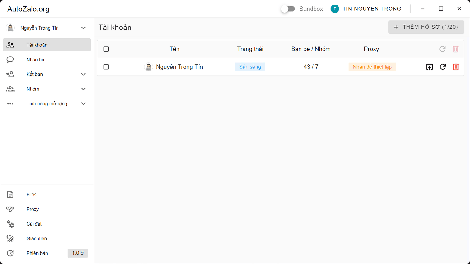 Marketing tool  AutoZalo